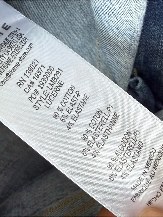 NWOT Frame Le Mini Boot Denim Jeans Mid Rise size 28 - Picture 8 of 10